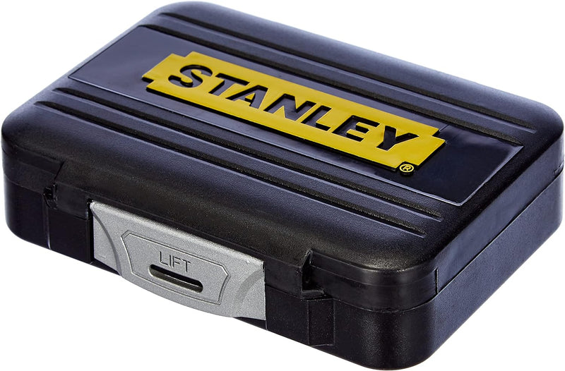 Stanley Bit-Sortiment, 1/4 Zoll, 61-teilig (SL/PH/PZ/TX/Innensechskant, inklusive magnetischer Bitha