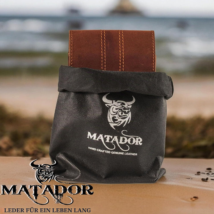 MATADOR Málaga XL Echt Leder Universal Handy Gürteltasche Vertikal Extragross Outdoor Handytasche XX
