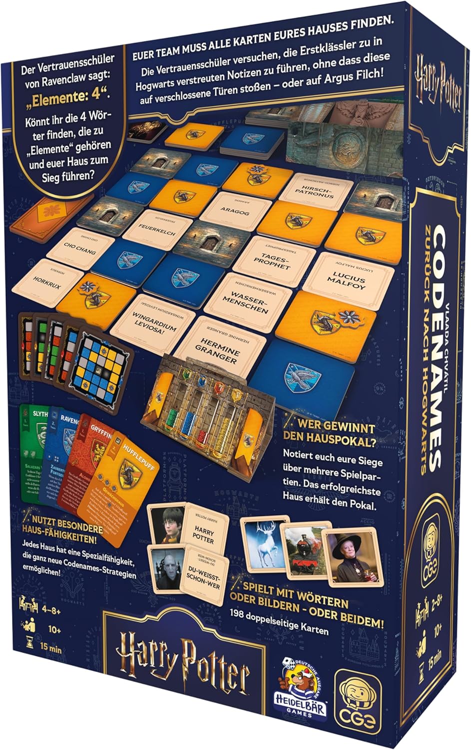 Czech Games Edition Codenames: Zurück nach Hogwarts - Deutsch - 4+ Spieler - Ab 14 Jahren