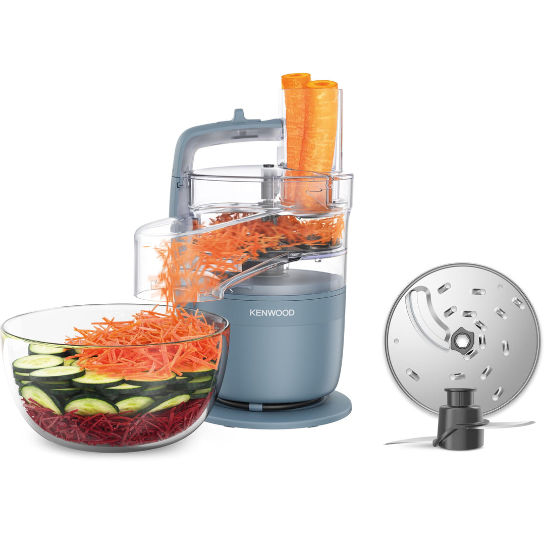 Kenwood MultiPro Compact – Kompakte Küchenmaschine mit Express Serve, Edelstahlmesser, Schneid- und