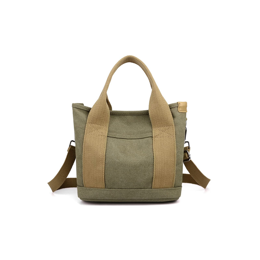 CORIOS Damen Umhängetasche Canvas Handtasche Schultertasche Kleine Kapazität Henkeltaschen Casual Tr