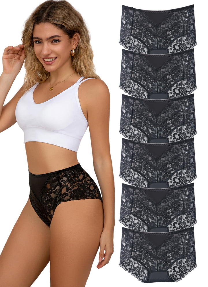 Unterhosen Damen Spitze Damen Slips Mehrpack Schlüpfer Damen Slips Unterhosen Damen Taillenslips Gro