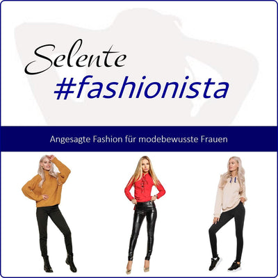 Selente #fashionista Damen Body/Blusenbody aus Baumwolle (made in EU) Langarm und Kurzarm mit Spitze