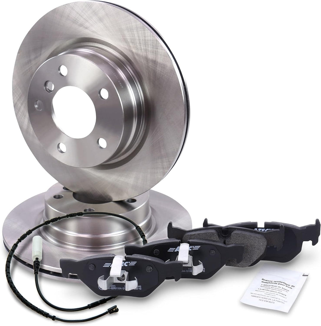 Bremsenset Hinterachse inkl. Bremsscheiben Ø 300 mm Belüftet + Bremsbeläge Hinten + Verschleisskonta
