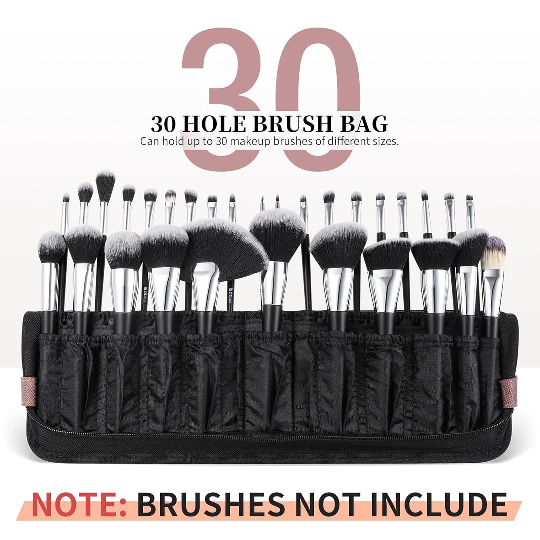 DUcare Make up Pinsel Organizer-Tasche, tragbare Kosmetiktasche für die Reise, Stand Up Cosmetic Bag