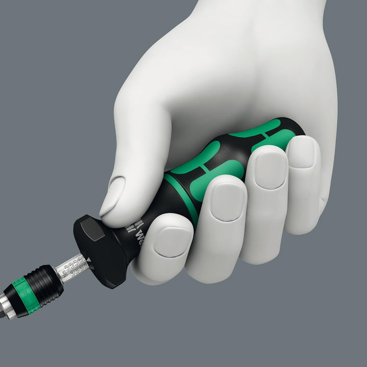 Wera 7441 Kraftform einstellbare Drehmomentschraubendreher mit Rapidaptor Schnellwechselfutter, 1/4