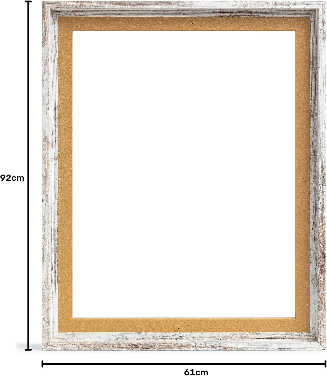 Stallmann Design Schattenfugenrahmen 61x91,5 cm vintage, Bilderrahmen für Leinwandbilder auf Keilrah
