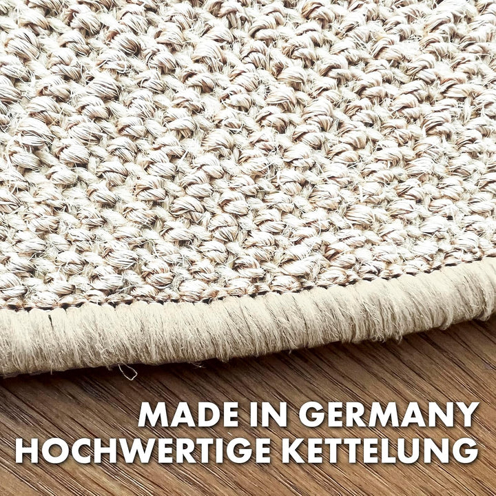casa pura Katzen Kratzmatte rund 120cm Ø aus Natur Sisal Kratzteppich Kratzmöglichkeiten für Katzen