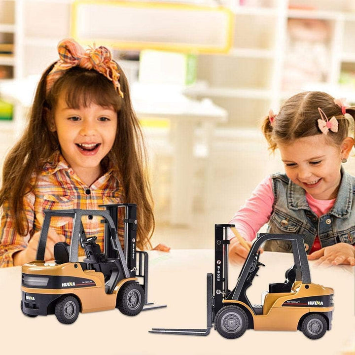 VGEBY Gabelstapler Fahrzeug Spielzeug, Gabelstapler 1:50 Modellbau Auto Legierung Gabelstapler Fahrz