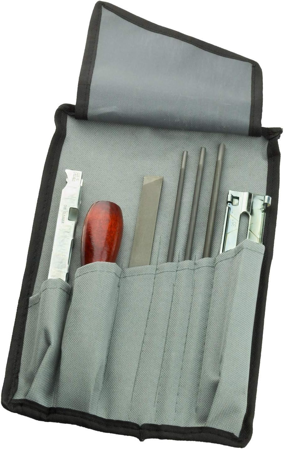 DEMA Sägeketten Feilen Set 7tlg., Kettensägenfeilen, Schärfset, Feilwerkzeug, Langlebig, Präzise, Vi