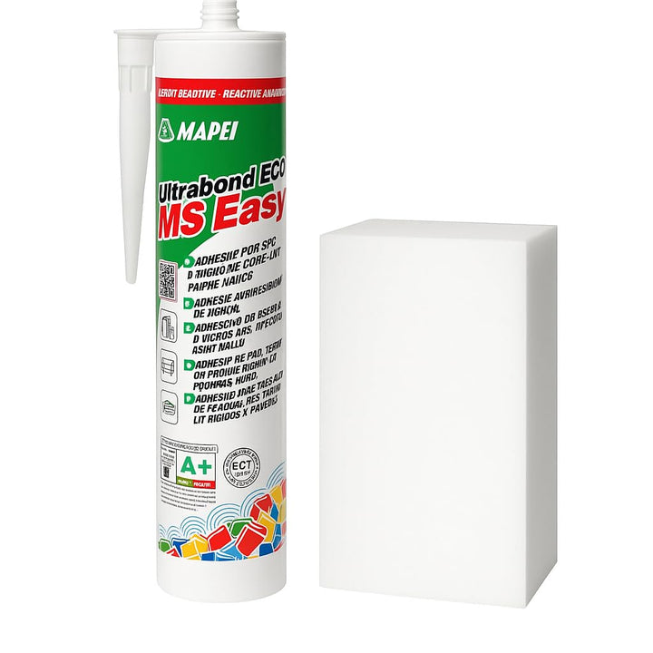 Ultrabond ECO MS Easy mit Reinigungschwamm, Montagekleber auf MS-Polymerbasis | Lösemittelfrei, Elas