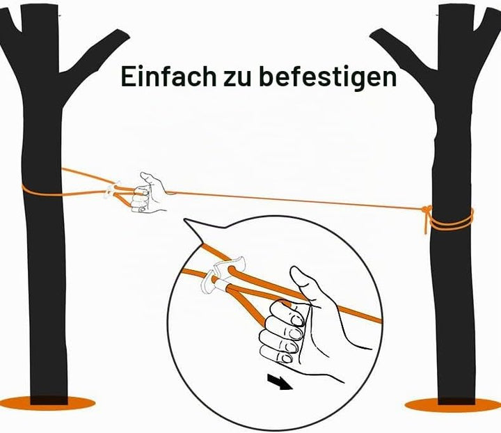 Wäscheleine, 10 m, dick, für Garten, Outdoor, einfach festzuziehen… Blau 10m, Blau 10m