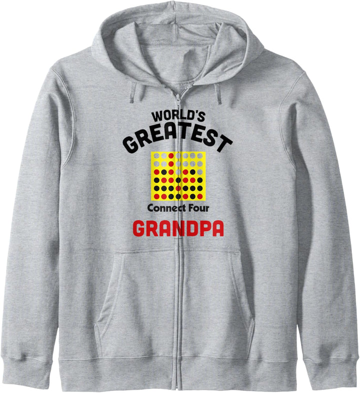 Connect Four Grandparents Day World's Greatest Grandpa Kapuzenjacke