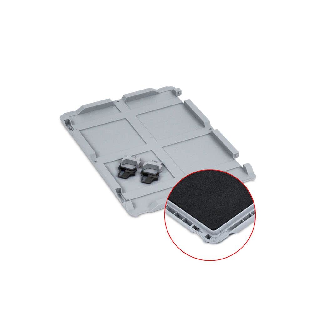 SuperSparSet 10x Scharnierdeckel Set Eurobox NextGen mit Schaumstoff und 2 schwarze Schiebeschnappve