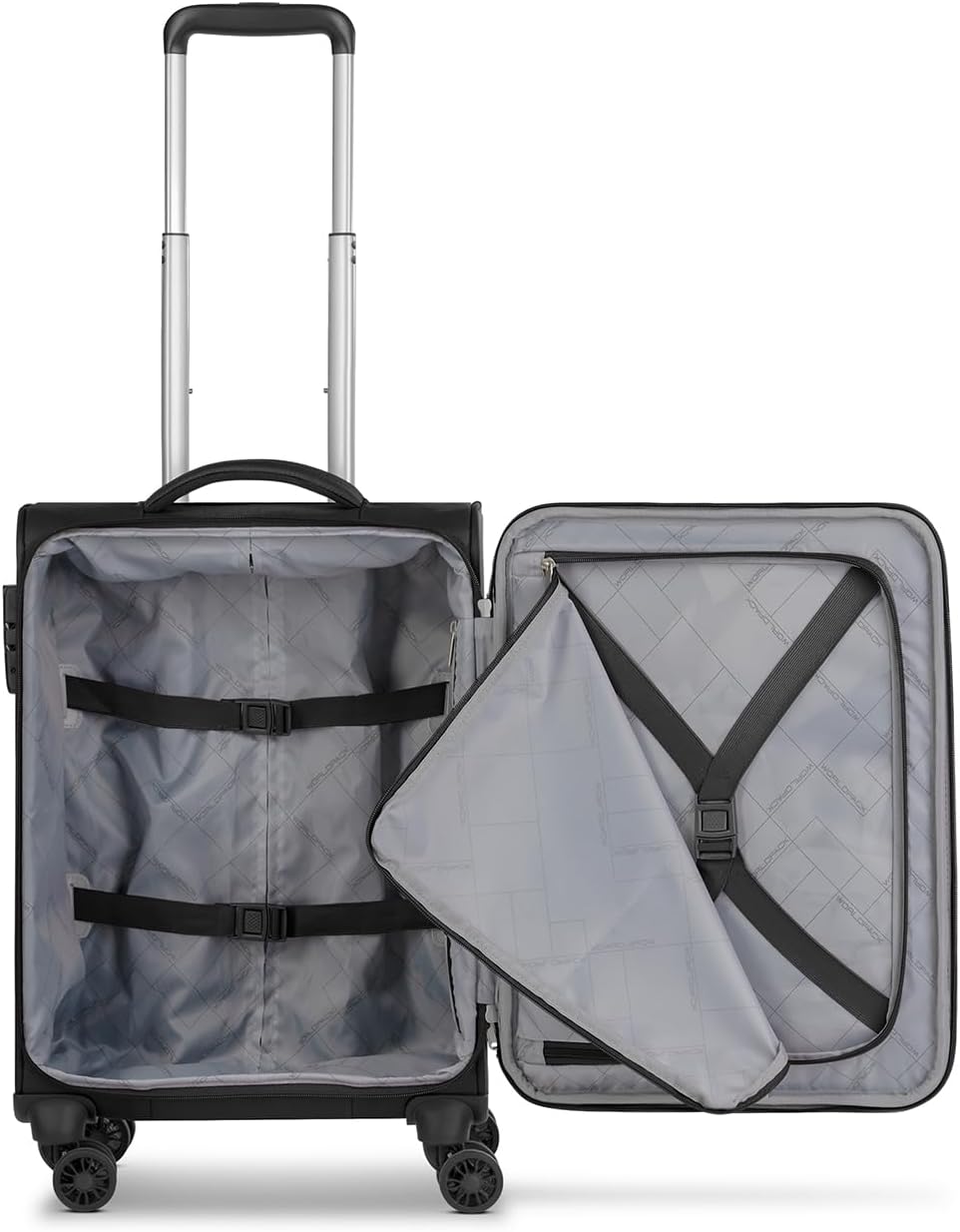 Worldpack Kleiner Weichgepäck Kabinen-Koffer | Cabin-Trolley 36 x 20 x 55 cm aus hochwertigem, robus