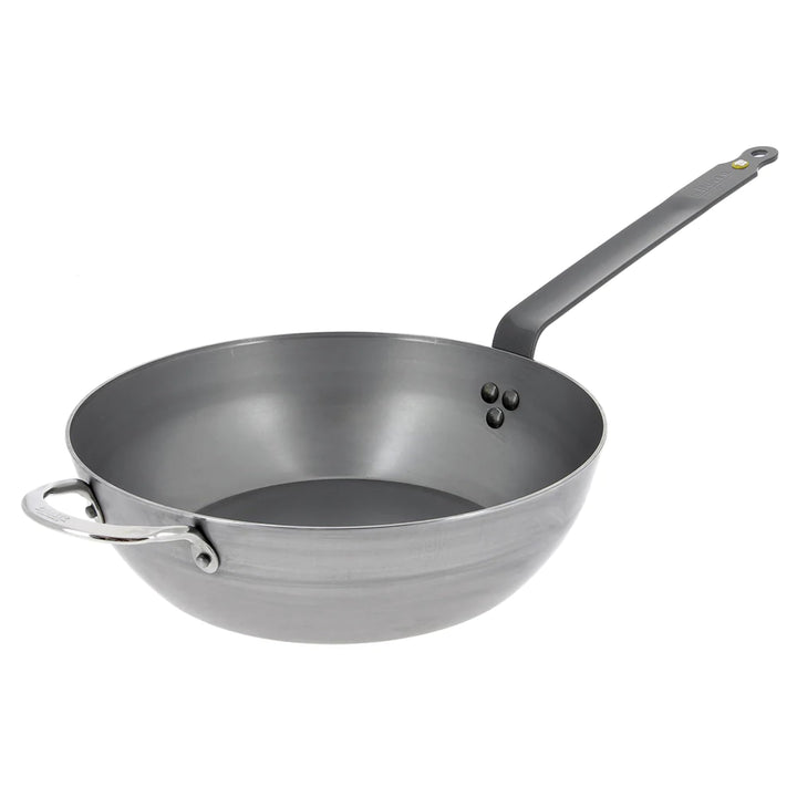 De Buyer - Bauernpfanne MINERAL B aus Eisenstahl - mit Gegengriff - 32 cm Durchmesser - 5614.32