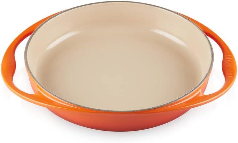 Le Creuset Gusseisen Tatin-Backform, Rund, Ø 28 cm, Für alle Herdarten inkl. Induktion geeignet, 2,6