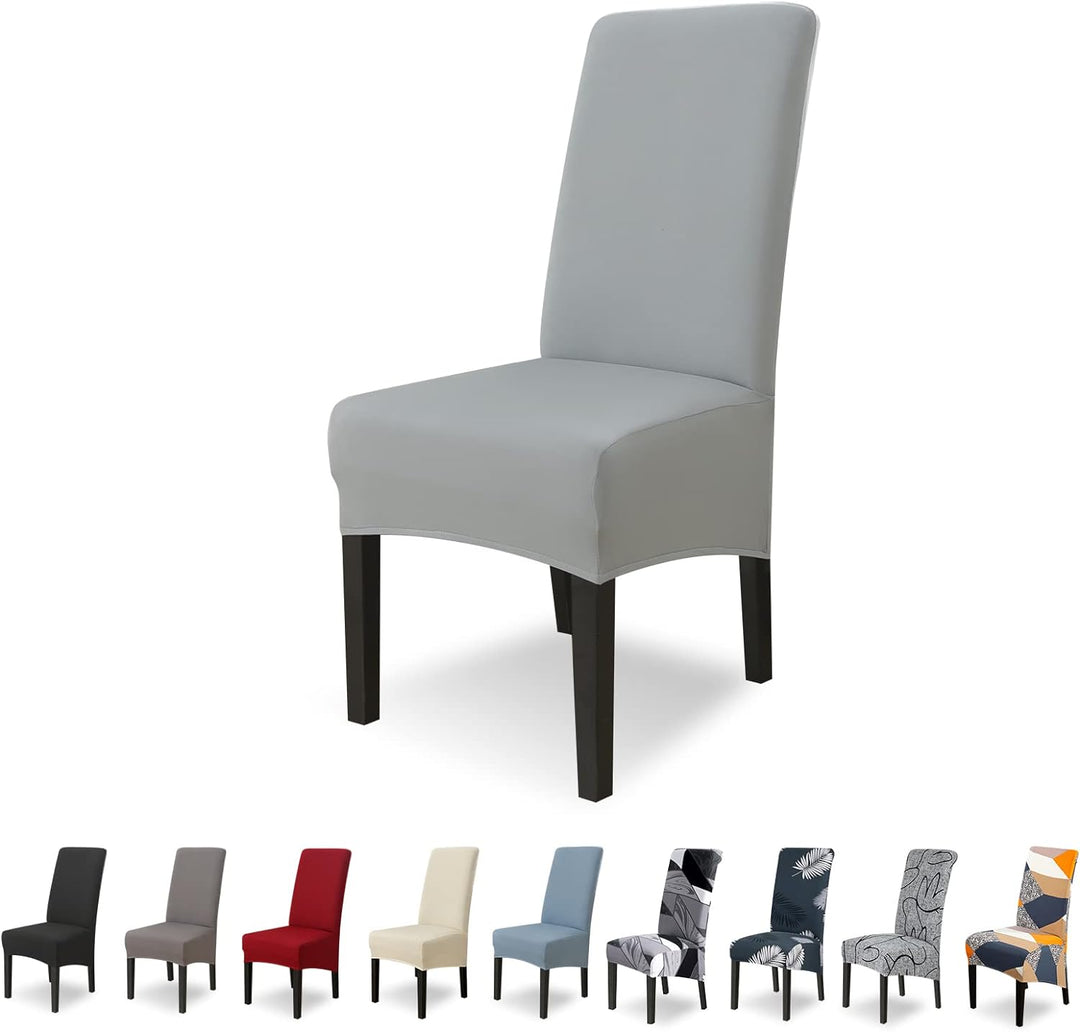 Lydevo Stuhlhussen XL 6er Set Stretch Stuhlhussen Schwingstühle XL für Esszimmerstühle Spandex Unive
