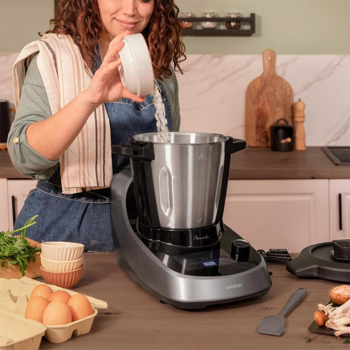 Cecotec Multifunktionale Küchenmaschine mit Lebensmittelspender Mambo Touch mit Habana Pro Kanne. 37