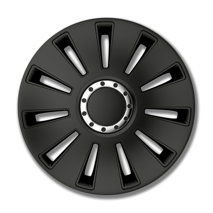 Radzierblenden/Radkappen 531614 Silverstone Pro Black 14 Zoll