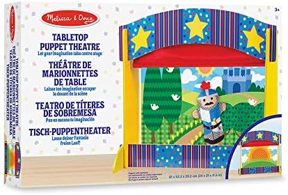 Melissa & Doug 12536 Tisch Puppentheater aus Holz