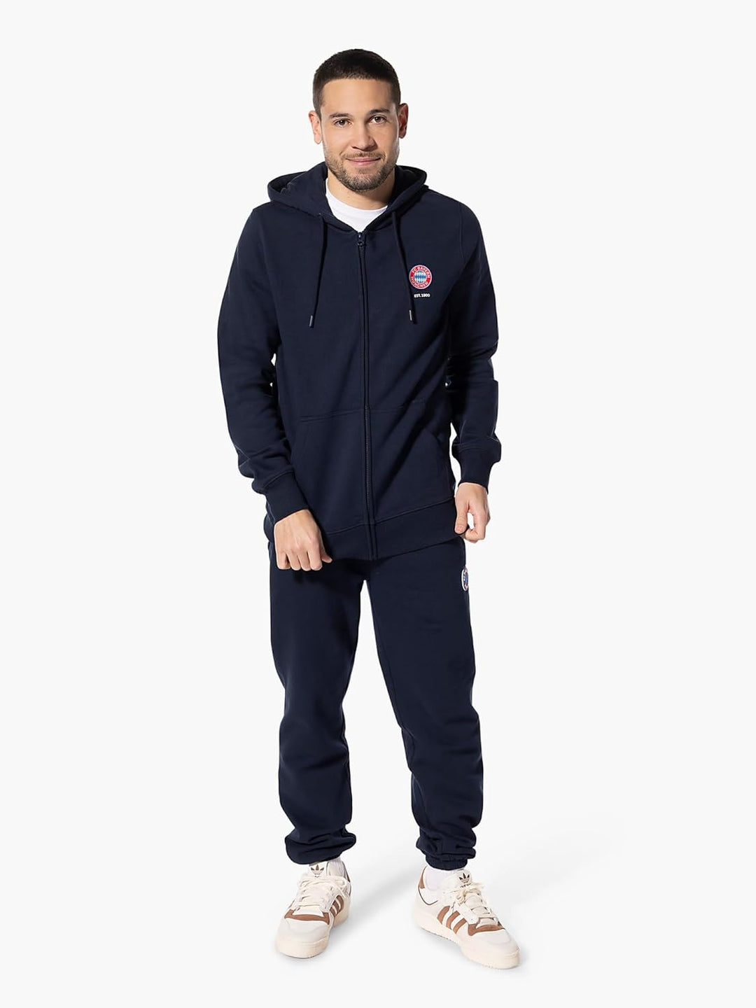 FC Bayern München I Zip-Hoodie Essential I Herren I Navy, XS