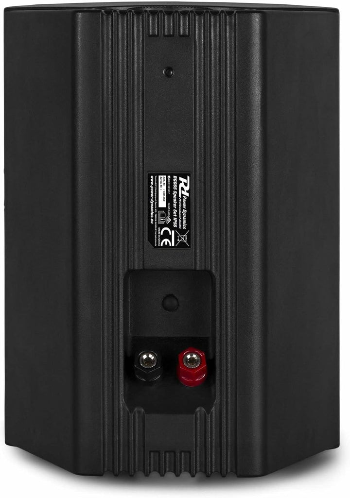Power Dynamics BGO65 Outdoor Lautsprecher Wetterfest, 150 Watt Wandlautsprecher mit Wandhalterung, I