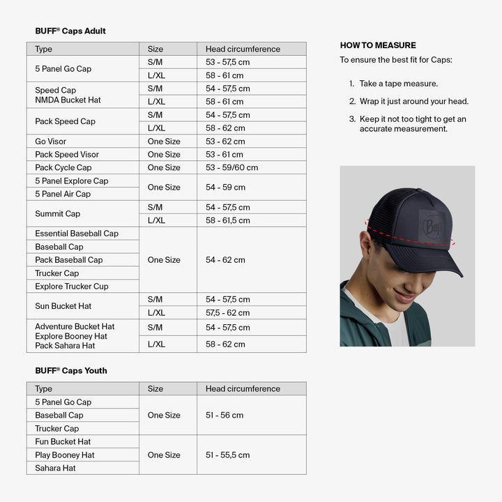 Buff Unisex Cap S-M Blau, S-M Blau