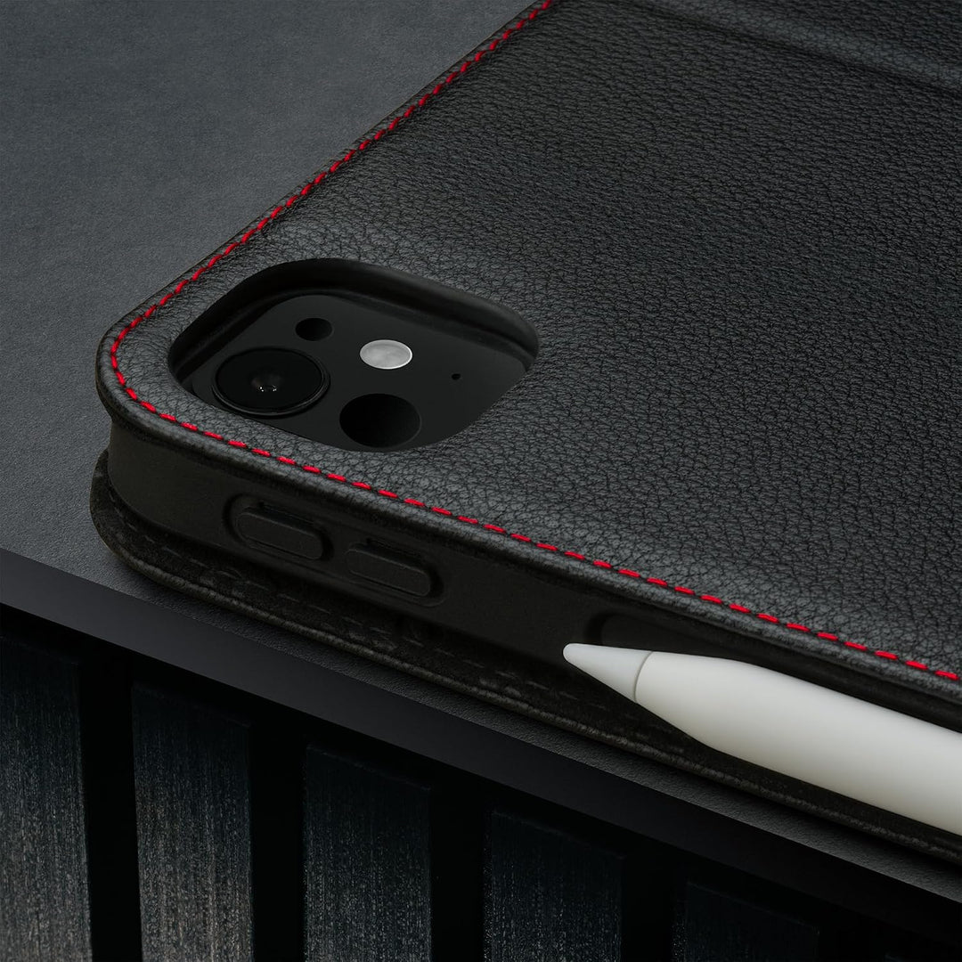 TORRO Lederhülle kompatibel mit iPad Pro 11" M5 / M4 - Echtleder iPad Pro 11 2025/2024 Hülle mit Sta