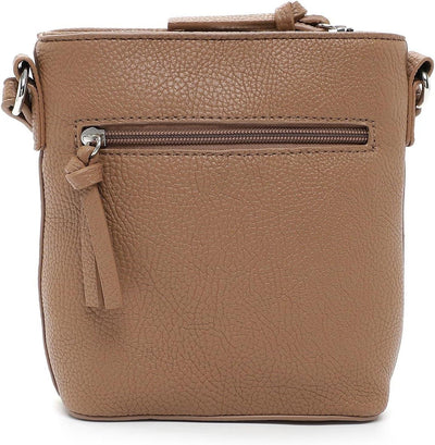 Tamaris Umhängetasche Alessia 30444 Damen Handtaschen Uni Einheitsgrösse Mud 951, Einheitsgrösse Mud