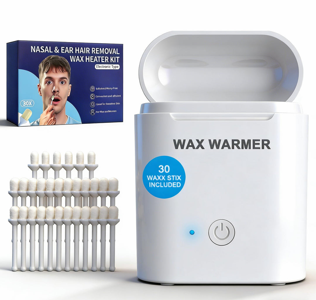 Nasenhaarentferner, Nasenhaar Wachs Set mit 30 Wachs-Sticks zur Entfernung von Nasen, USB-Schnellwär