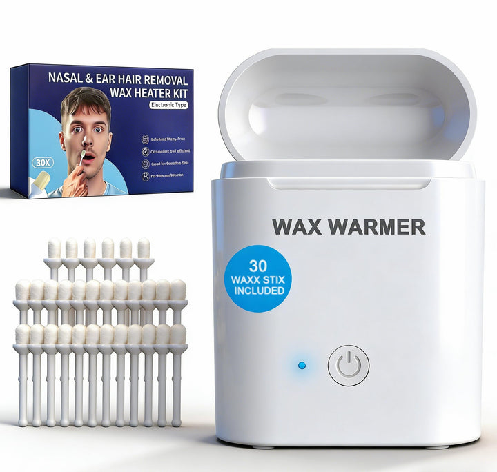 Nasenhaarentferner, Nasenhaar Wachs Set mit 30 Wachs-Sticks zur Entfernung von Nasen, USB-Schnellwär