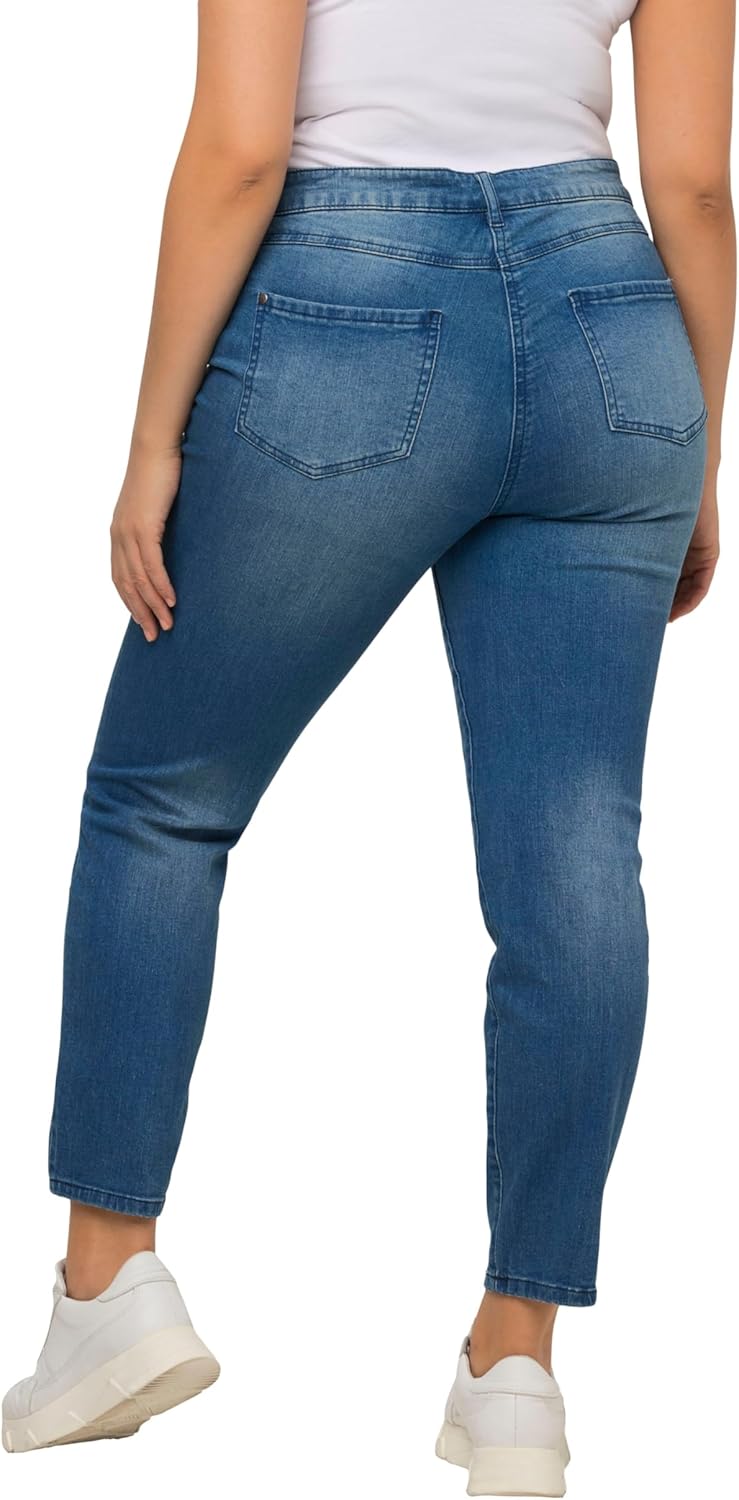 Ulla Popken Damen, Sarah Jeans 53W / 32L Blue Denim, 53W / 32L Blue Denim