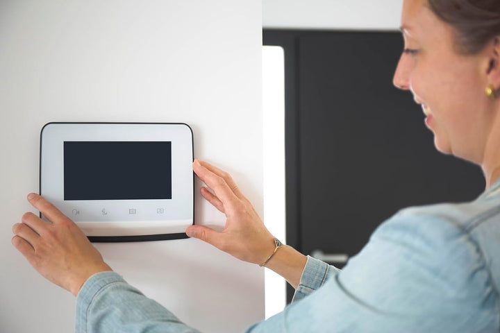Somfy 1871229 – Video-Türsprechanlage V350 WLAN | Vernetzte Gegensprechanlage | 7-Zoll-Bildschirm |