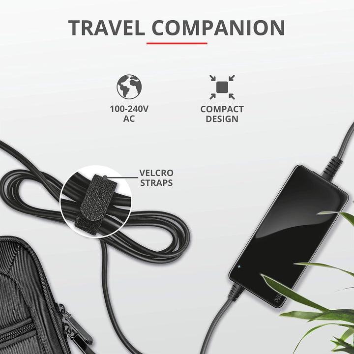 Trust Nexo, EU 90 W Ladegeräte und Netzteil für Acer Laptop mit 3mm-Stecker - schwarz