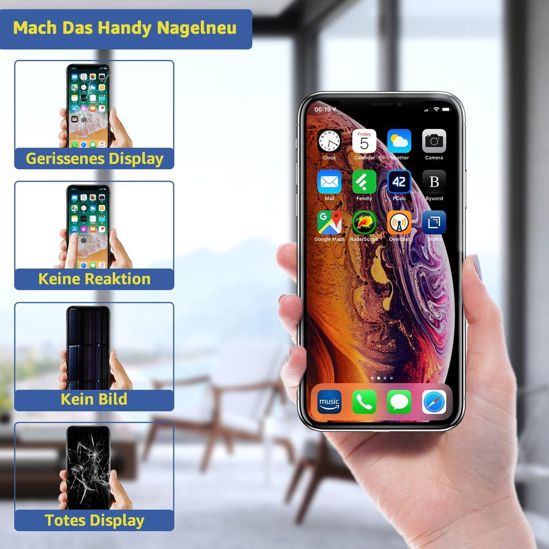 Yodoit Display für iPhone 11 LCD Bildschirm Ersatz 6,1 Zoll 3D Touch Digitizer Montage Glas Touchscr