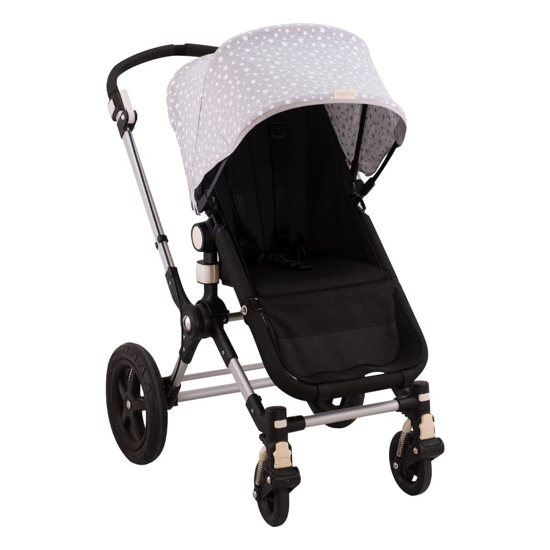 JYOKO KIDS Sonnenverdeck Kompatibel mit Bugaboo Cameleon (PINK SPARKLES), PINK SPARKLES