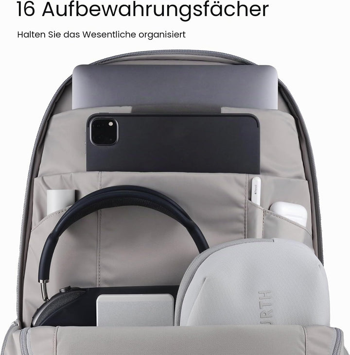 Urth Arkose 20L Modular Camera Backpack – for DSLR, Lens, 15/16” Laptop, Weatherproof + Recycled 20L