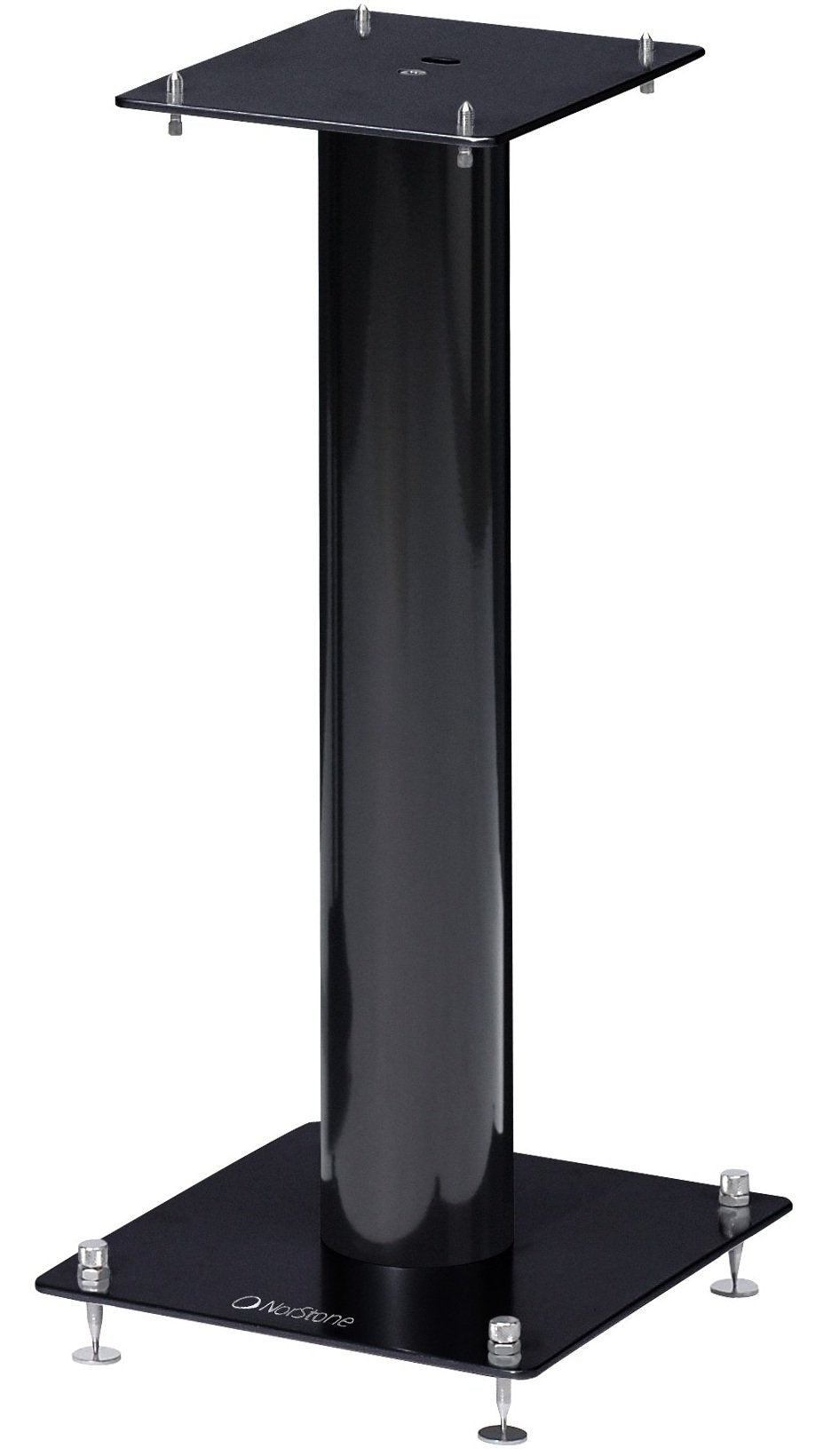 NorStone Stylum 1 Lautsprecherständer (Paar), 50cm, Schwarz