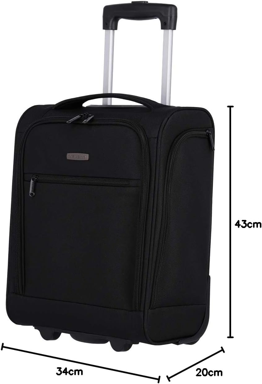 travelite 2-Rad Handgepäck Koffer mit Liquids Bag erfüllt IATA Bordgepäck Mass, Gepäck Serie CABIN U