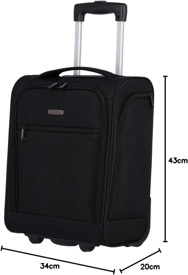 travelite 2-Rad Handgepäck Koffer mit Liquids Bag erfüllt IATA Bordgepäck Mass, Gepäck Serie CABIN U
