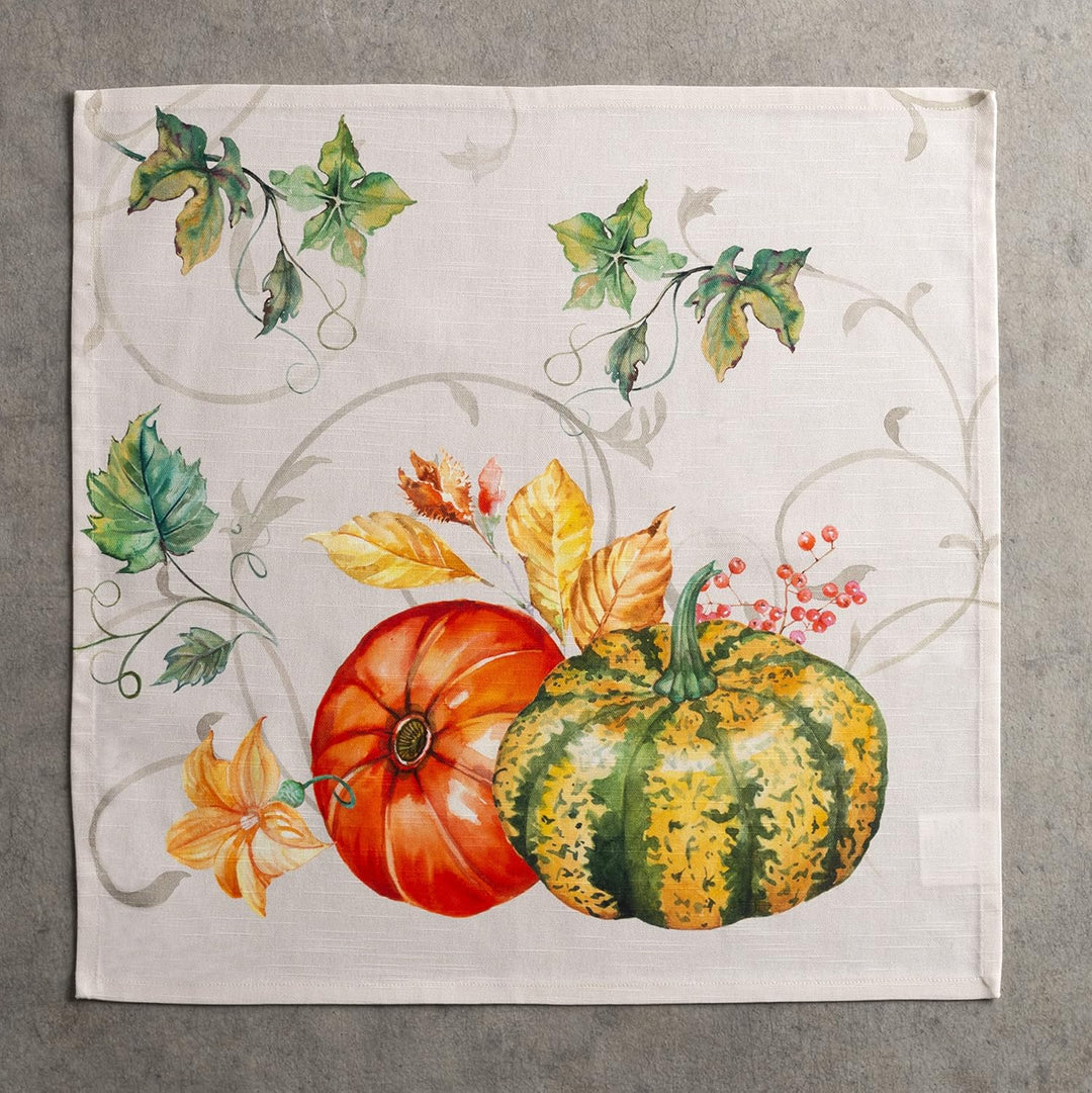 Maison d' Hermine Stoffservietten 4er Set aus 100% Baumwolle Wiederverwendbare Stoffservietten Weihn