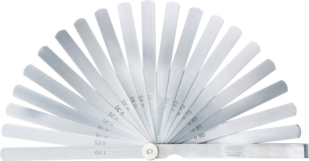 Insize 4605–201 lang Gage Fühlerlehre, Länge 200 mm, 0,05 mm-1.00 mm