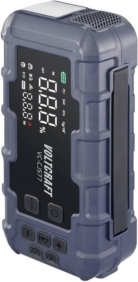 VOLTCRAFT Schnellstartsystem VC-CJS77 VC-16533725 Starthilfestrom (12 V)=600 A USB-Steckdose 2x, Lad