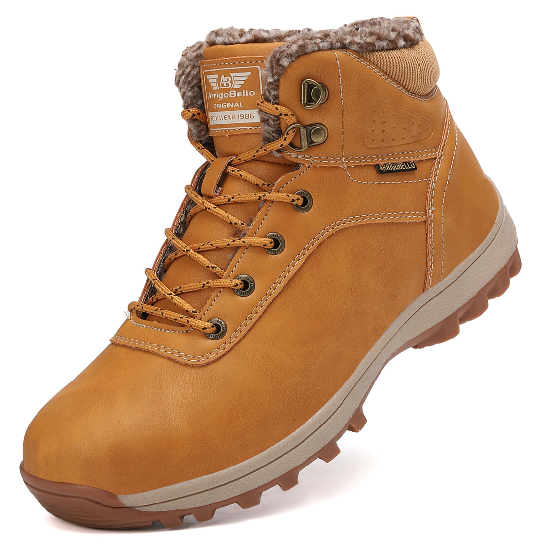 ARRIGO BELLO Winterschuhe Damen Herren Gefüttert Winterstiefel Unisex Rutschfest Schneestiefel Wärme