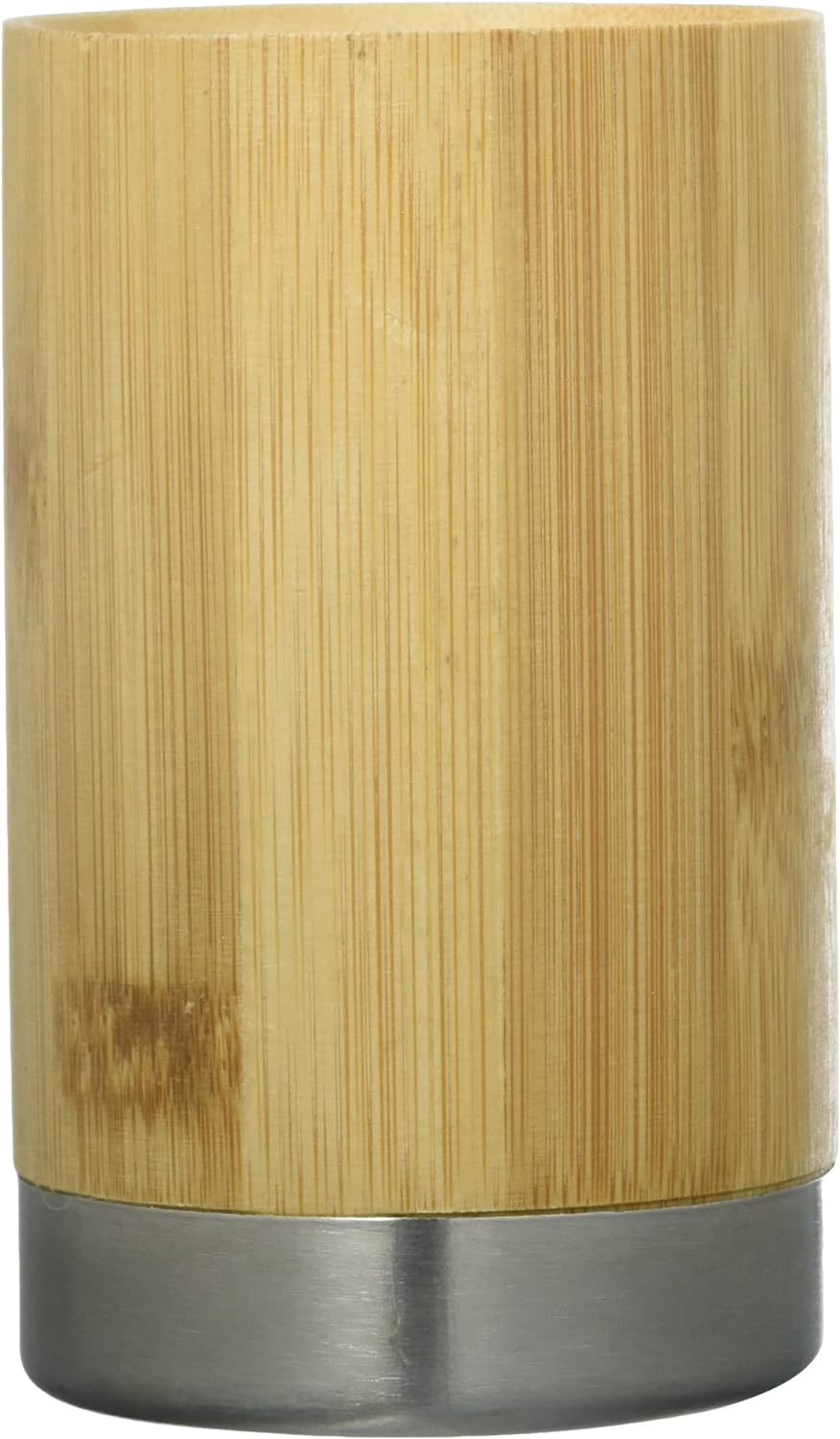 axentia Bambus-Badset, holzfarben/Silber, ca. 10 x 23 x 19 cm