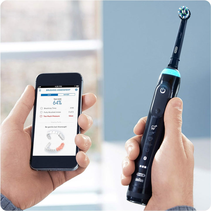 Oral-B CrossAction Ersatz-Zahnbürstenköpfe für elektrische Zahnbürste, abgewinkelte Borsten für bis