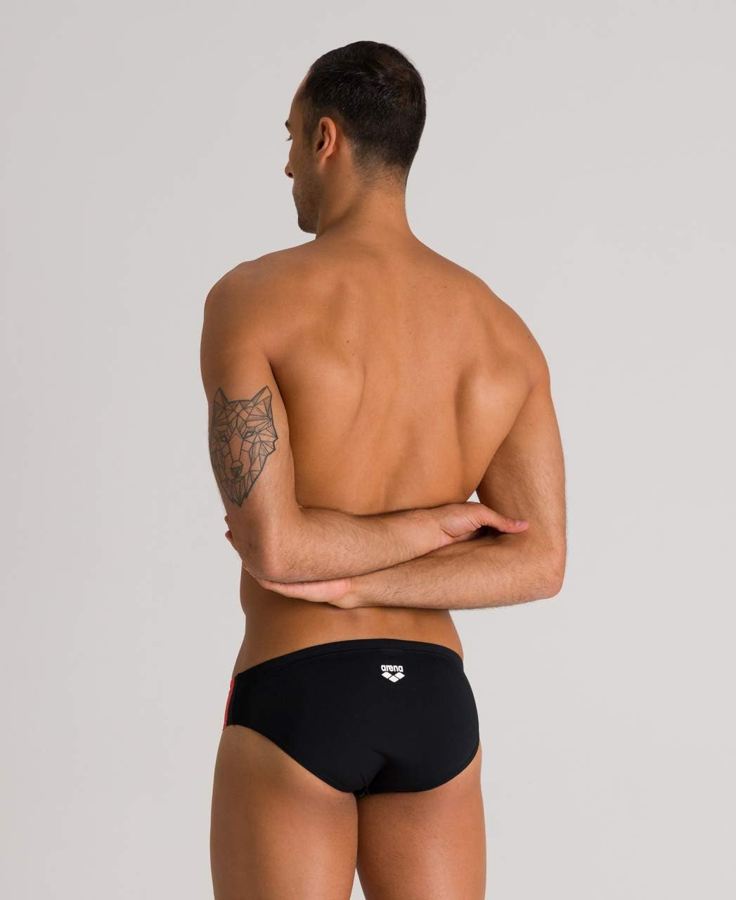 ARENA Herren Spraypaint MaxLife Brief Swimsuit Badeanzug 40 Italienische Flagge, 40 Italienische Fla