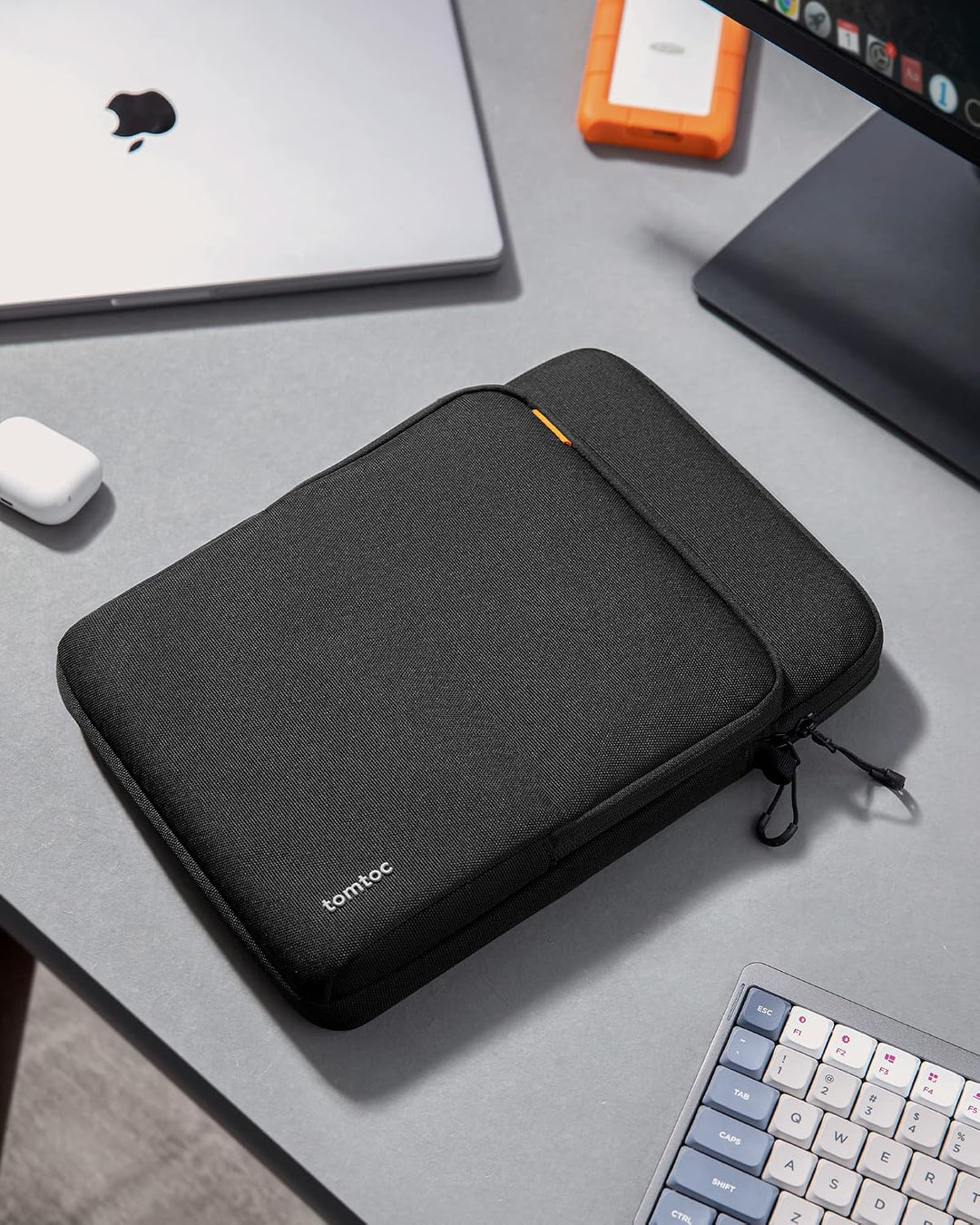 tomtoc 360° Tasche Hülle für 13 Zoll MacBook Air M2/A2681 M1/A2337 2022-2018, 13-Zoll MacBook Pro M2