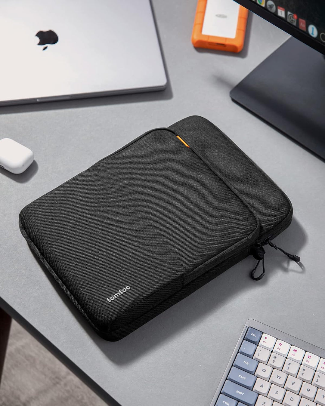 tomtoc 360° Laptoptasche Hülle für 15 Zoll MacBook Air M4/M3/M2 (2025-2023) Premium Stossfest Rundum